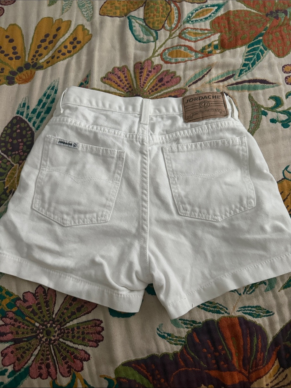 Jordache White Denim Jean Shorts